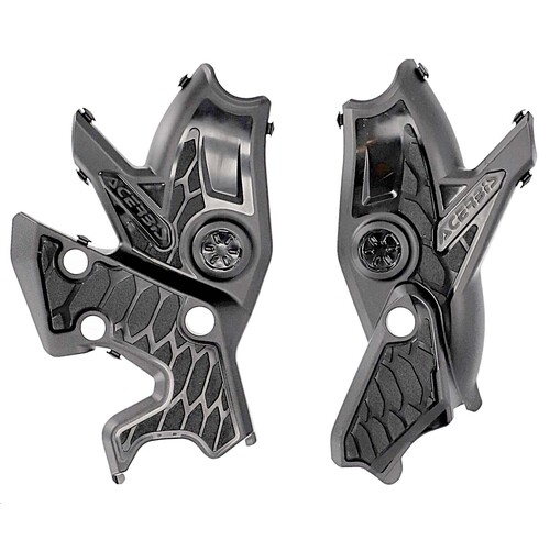 Acerbis X-Grip Frame Guards T7 Tenere 700 ('19-'25) [Colour Option: Black]