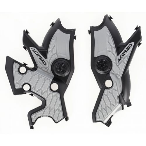 Acerbis X-Grip Frame Guards T7 Tenere 700 ('19-'25) [Colour Option: Silver]