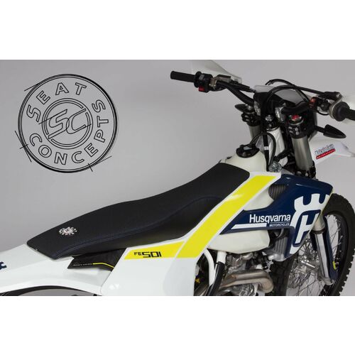 Seat Concepts Husqvarna TC/FC/FS (2016-2018) / TE/FE (2017-current) / TX/FX (2017-2018) TALL Comfort [Seat Option: Complete Seat] [Cover Option: Carbo