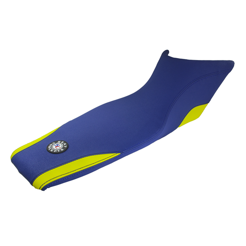 Seat Concepts Husqvarna 701 Long Range ('20-'22) Standard Comfort XL Foam & Cover Kit [Cover Option: Neon Yellow Luna Sides/Blue Luna Top]