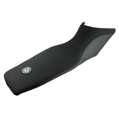 Seat Concepts Husqvarna 701 Long Range ('20-'22) Comfort XL [Seat option: Foam & Cover Kit] [Cover option: Carbon Fiber/Gripper - Blue Stitching]