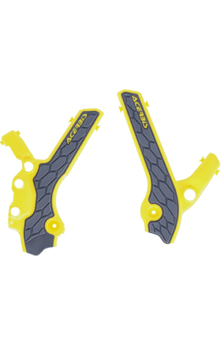 Acerbis Suzuki DRZ400 00-24 Yellow/Grey X-Grip Frame Guards