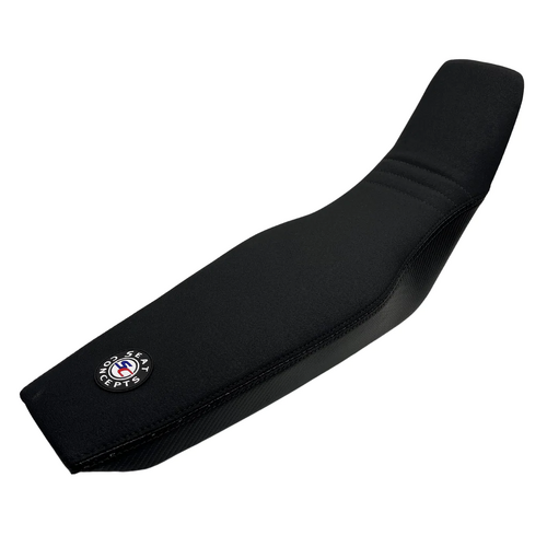 Seat Concepts Kawasaki KLX300R ('20-'22) Comfort Seat Foam & Cover Kit [Cover Option: Black Carbon Fibre Sides/Black Semi Grip Top]