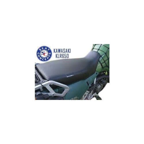 Seat Concepts Kawasaki KLR650 (1987-current) Comfort [Seat Option: Complete Seat] [Cover Option: All Carbon Fiber]