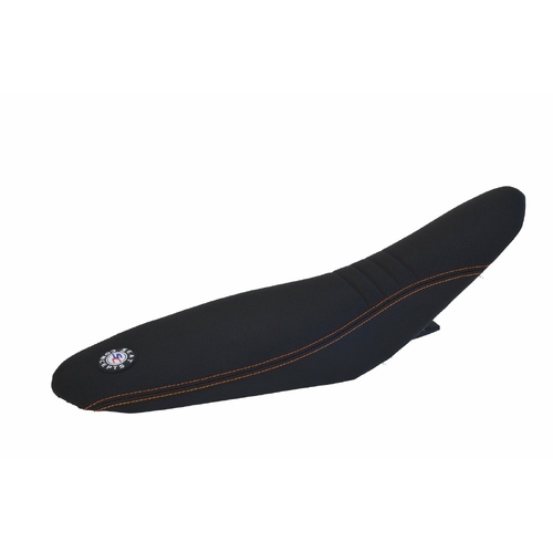 Seat Concepts KTM SX/SXF/EXC/XCW ('11-'16) Low Comfort [Seat Option: Complete Seat] [Cover Option: Carbon Fiber Sides/Gripper Top] [Black Stitch]