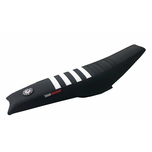 Seat Concepts KTM SX/XCF ('16) XCW/EXC ('17-'19) SX/SXF/XCF/XC ('17-'18) Tall Race 2.0 [Seat Option: Complete Seat] [Cover Option: Black/Black/Orange]