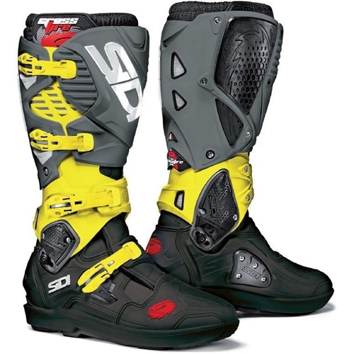 SIDI Crossfire 3 Limited Edition Boots Black/Yellow Fluro/Grey