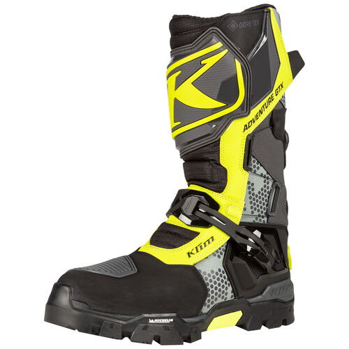 Klim Adventure GTX Boot [Colour Option: Asphalt-Hi-Vis] [Size: 7]