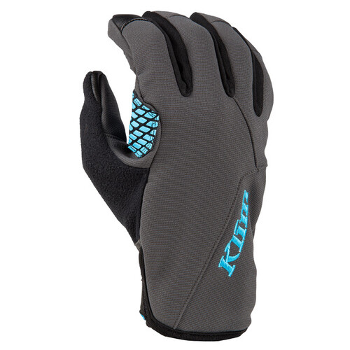 Klim Versa Women's Glove [Colour Option: Asphalt-Crystal Blue] [Size: Small]