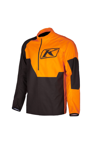 Klim Revolt Black/Strike Orange 1/4 Zip Pullover