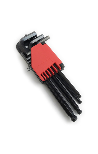 Ballards Black Allen Key Ball Tip 9pc Set