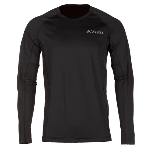 Klim Aggressor -1.0 Long Sleeve Cooling Base Layer [Size: Large] [Colour Option: Black] 