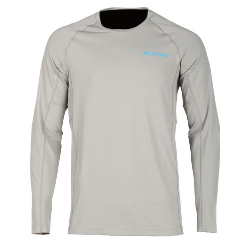 Klim Aggressor -1.0 Long Sleeve Cooling Base Layer [Size: Large] [Colour Option: Monument Gray] 