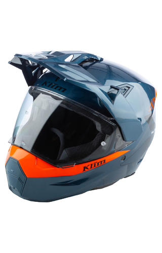 Klim X1 Alpha Gloss Concept Petrol/Strike Orange Helmet