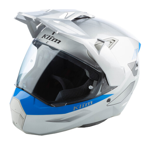 Klim X1 Alpha Helmet ECE/DOT [Size: XLarge] [Colour Option: Gloss Concept High-Rise-Electric Blue Lemonade]