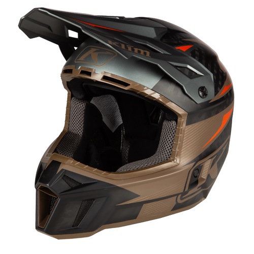 Klim F3 Carbon Pro Off-Road Helmet ECE [Size: XLarge] [Colour Option: Striker Potter's Clay]
