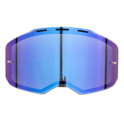 Klim Edge Off Road Lens [Colour Option: Smoke Blue Mirror]