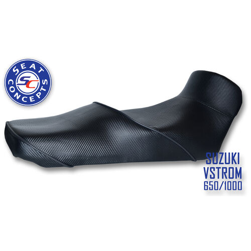 Seat Concepts Suzuki DL650 (2002-2011) / DL1000 V-Strom (2002-2013) Comfort Foam & Cover Kit [Cover Option: All Carbon Fiber]
