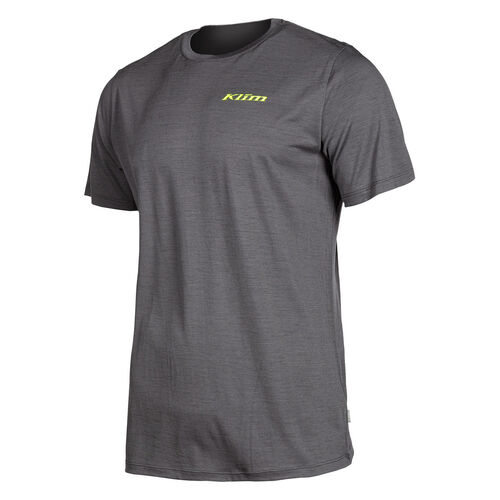Klim Teton Merino Wool Short Sleeve Shirt [Colour Option: Asphalt] [Size: XLarge]