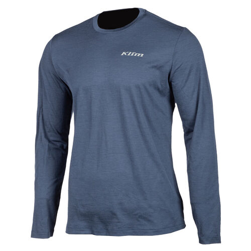 Klim Teton Merino Wool Long Sleeve Shirt [Colour Option: Blue] [Size: XLarge]