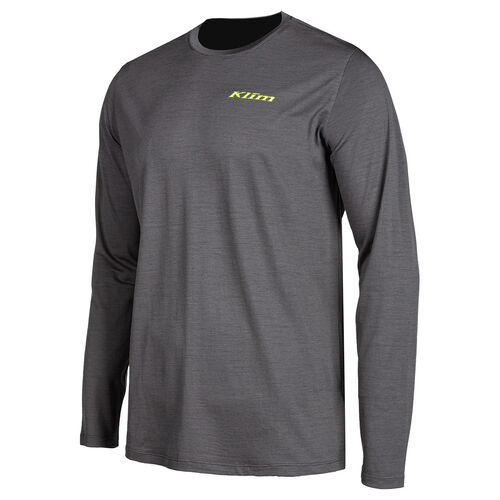 Klim Teton Merino Wool Long Sleeve Shirt [Colour Option: Asphalt] [Size: XLarge]