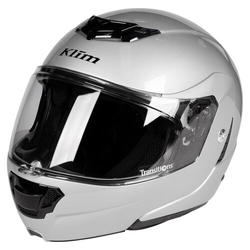 Klim TK1200 Karbon Modular Helmet ECE/DOT [Colour Option: Gloss Silver] [Size: Small]