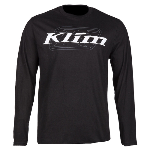 Klim K Corp Long Sleeve T [Colour Option: Black-White] [Size: Small]