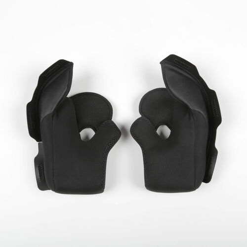 Klim Krios Cheek Pads Black [Size:LG-3XL 10MM] [Colour Option:Black] 