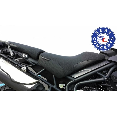 Seat Concepts Triumph Tiger 800/800XC ('10-'21) Tall Comfort [Seat Option: Foam & Cover Kit] [Cover Option: All Carbon Fiber]