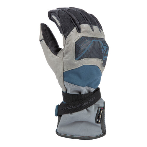Klim Badlands GTX Long Glove [Size: Large] [Colour Option: Monument Gray - Petrol]