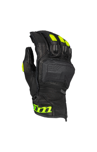 Klim Badlands Aero Pro Black/Hi-Vis Short Gloves
