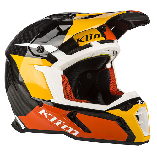 Klim F5 Koroyd Helmet Ece/Dot Chasm Orange [Size:Extra Large] [Colour Option:Chasm Orange] 