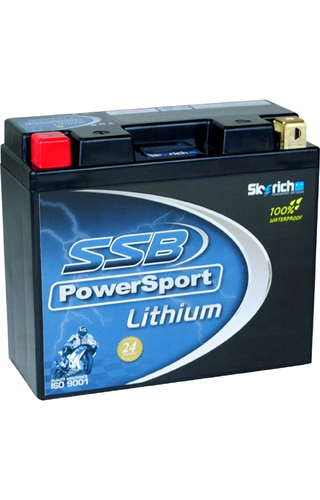 SSB PowerSport LH12B-4 High Performance Lithium Ion 12V Battery