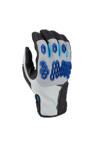 Klim Baja S4 High-Rise Grey/Nightfall Blue Gloves