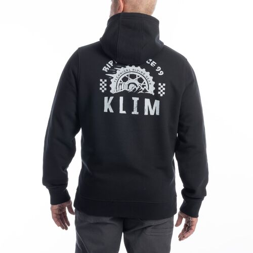 Klim Rippin' Pullover Hoodie [Colour Option: Black-High-Rise] [Size: Small]