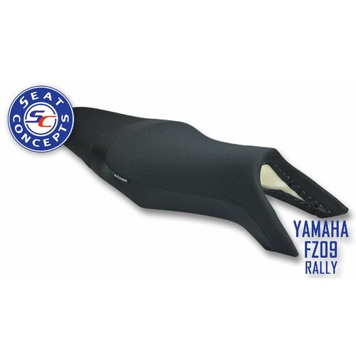 Seat Concepts Yamaha FZ09/MT09 ('14-'16) Rally Tall Complete Seat [Cover Option: Carbon Fiber Sides/Gripper Top]