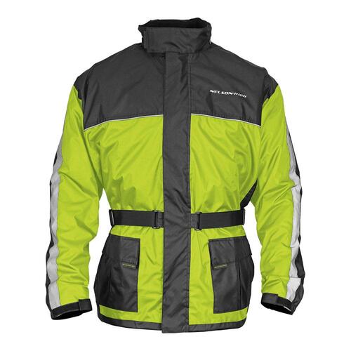 Nelson-Rigg Solo Hi-Viz Rain Jacket [Size: Small] [Colour Option: Yellow/Black]