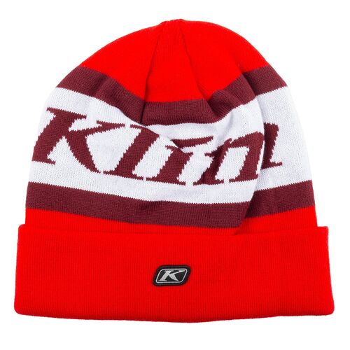Klim Belmont Point Beanie [Colour Option: Fiery Red-Cabernet]