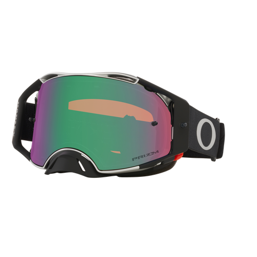 Oakley Airbrake Tuff Blocks Gunmetal Black | Prizm MX Jade