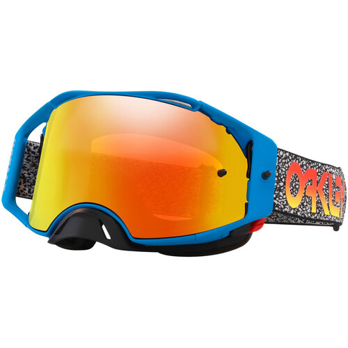 Oakley Airbrake Blue Crackle | Prizm MX Torch Goggles