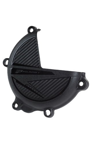 Polisport Suzuki DRZ400E 00-22 Black Clutch Cover Protector
