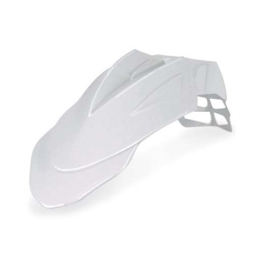 Acerbis Universal SuperMotard Front Fender [Colour Option: White]