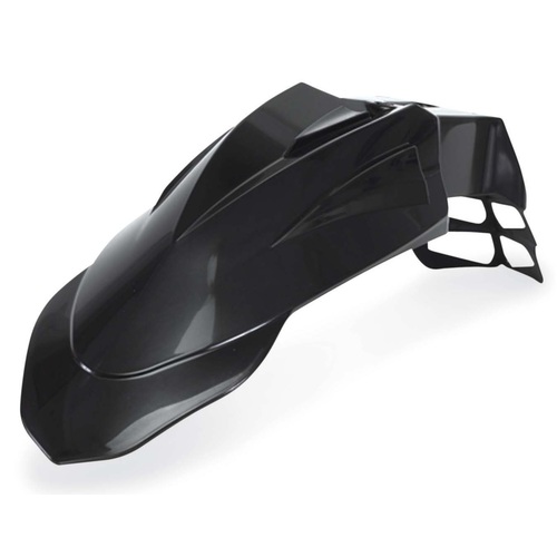 Acerbis Universal SuperMotard Front Fender [Colour Option: Black]