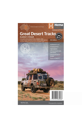Hema Maps Great Desert Tracks Eastern Sheet