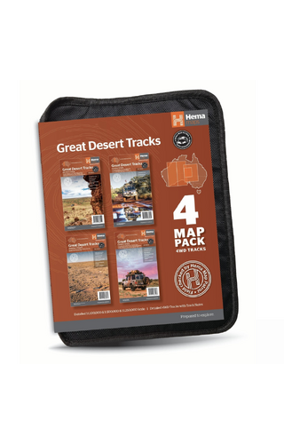 Hema Maps Great Desert Tracks Map Pack