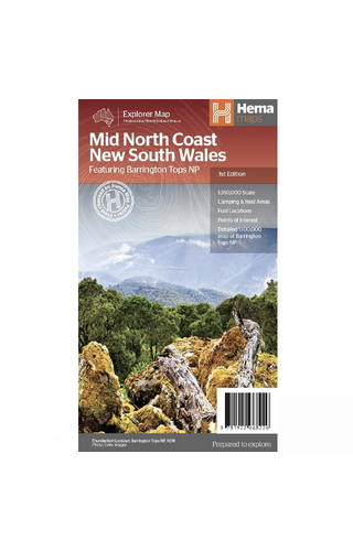 Hema Maps Mid North Coast New South Wales Map