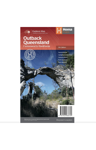 Hema Maps Outback Queensland Map