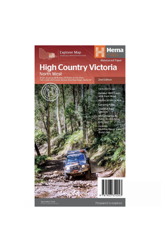 Hema Maps The Victorian High Country - North Western Map