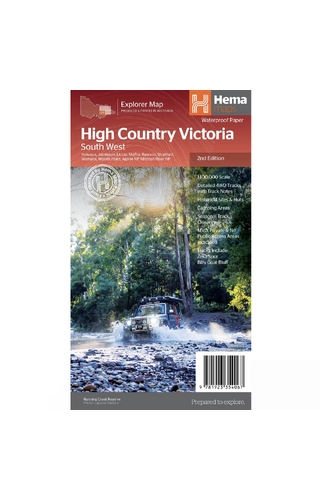 Hema Maps The Victorian High Country - South Western Map