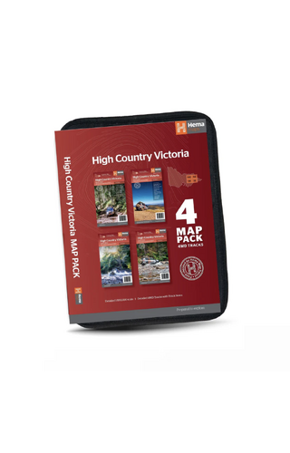 Hema Maps The Victorian High Country Map Pack (4 x 100k Series)